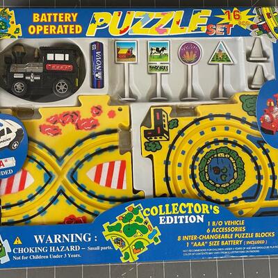 Batterie Operated Vehicle Puzzle Set 