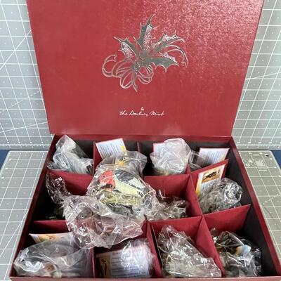 Danbury Mint Song Bird Christmas Ornament Set 