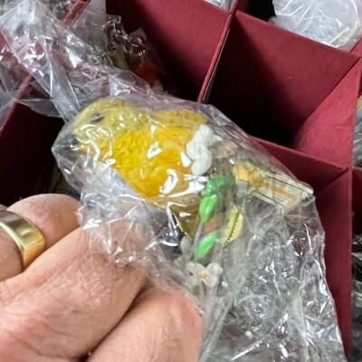 Danbury Mint Song Bird Christmas Ornament Set 