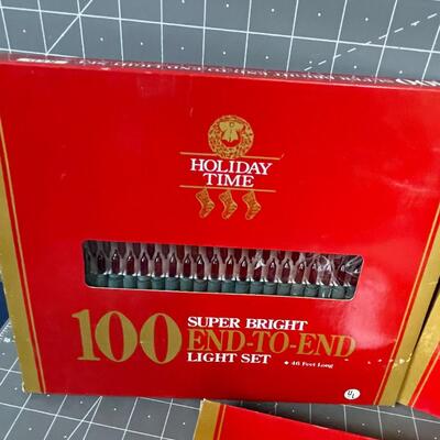 3 Strings of RED Lite Sets NEW 