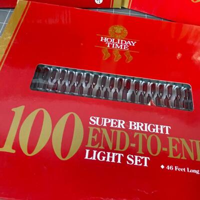 3 Strings of RED Lite Sets NEW 