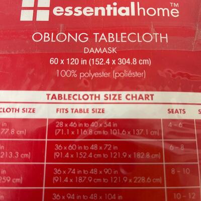 Red Table Cloth Oblong 