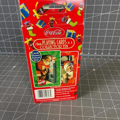 Coca-Cola Collectors Playing Cards in a collector Tin New 