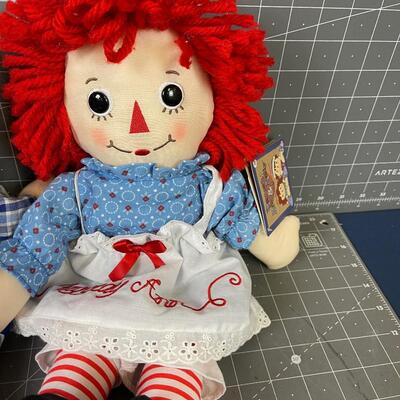 Raggedy Ann and Andy Dolls 