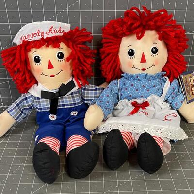 Raggedy Ann and Andy Dolls 