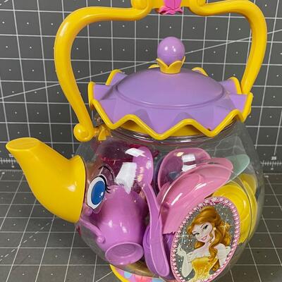 Children's Dish set with Beauty & Beast Inspired 