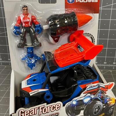 Polaris Gear Force ATV Toy - Red and Blue 