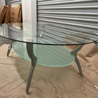 Beautiful glass modern coffee table