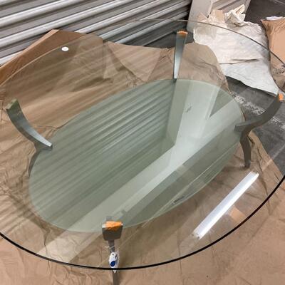 Beautiful glass modern coffee table
