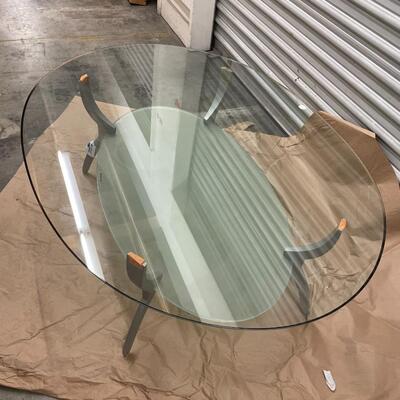 Beautiful glass modern coffee table