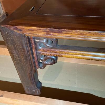 Asian carved day bed