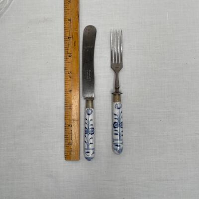 Antique silverware pieces