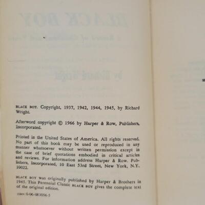 BLACK BOY BY RICHARD WRIGHT