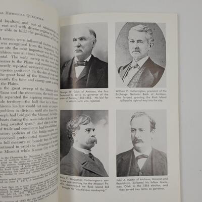 4 THE KANSAS HISTORICAL QUARTERLY (1969, 1972, 1971 & 1971)