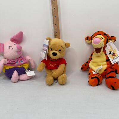 3 Winnie the Pooh Characters