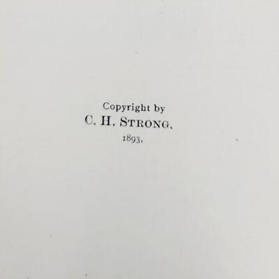 1893 LUX IN TENEBRIS - PUBLISHED IN LAWRENCE KS