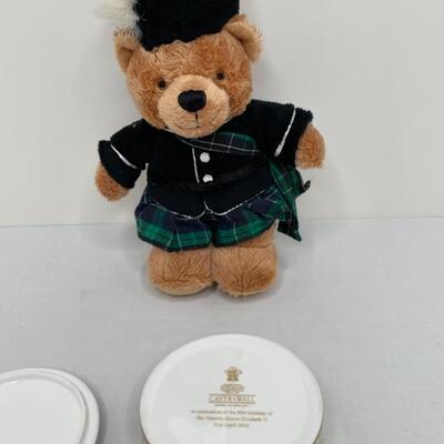 English Bear and Trinket Box
