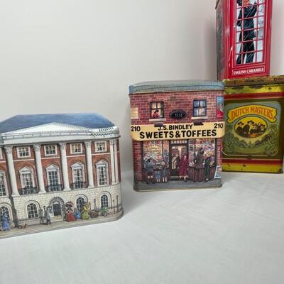 Many varieties of Tins