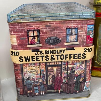 Many varieties of Tins