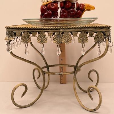 3 pieces metalwork and authenticate cherry pie ala mode on plate