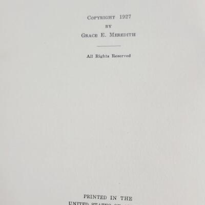 1927 GIRL CAPTIVES OF THE CHEYENNES - GRACE E. MEREDITH