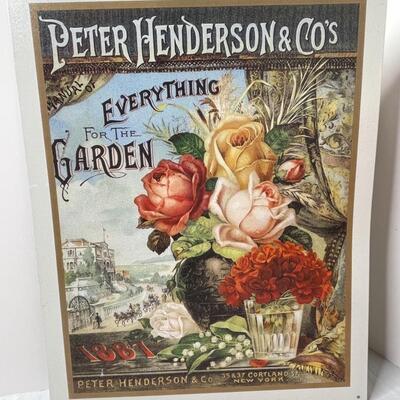 Vintage tin signs