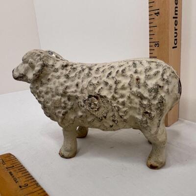 Antique Cast Iron Ram made in 2 parts