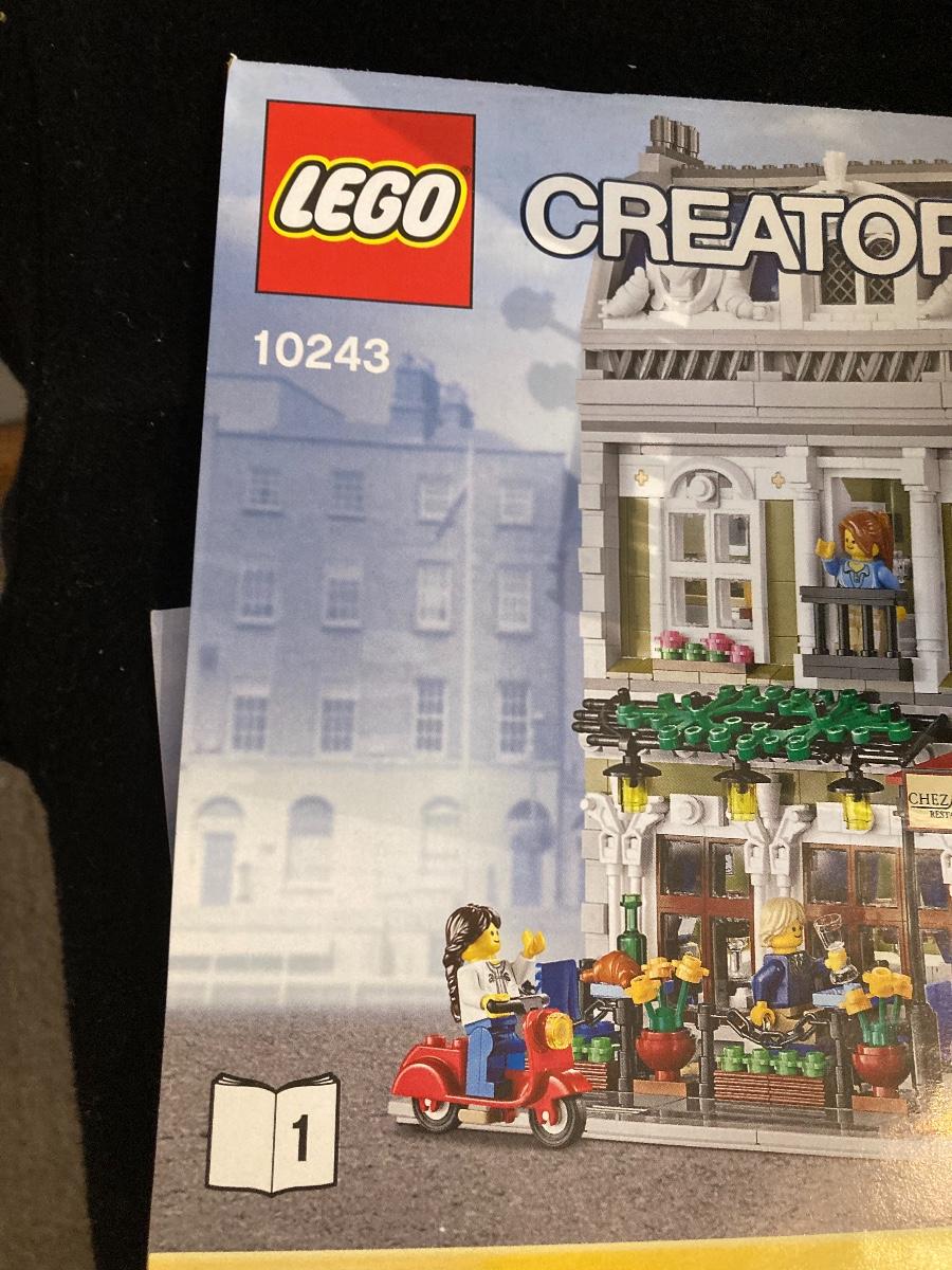 Lego parisian restaurant instructions hotsell