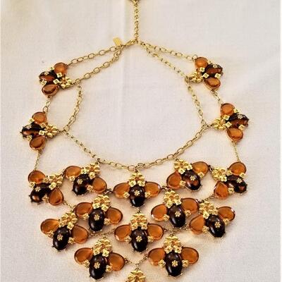 Lot #103  Rare, limited edition KATE SPADE Statement necklace 