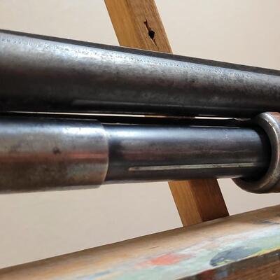 Lot 27: Vintage WINCHESTER Model 12 16-Gauge Pump Action Shotgun with Cutts Compensator Choke Tubes Lyman Gun Sight Corp