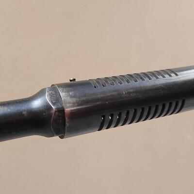 Lot 27: Vintage WINCHESTER Model 12 16-Gauge Pump Action Shotgun with Cutts Compensator Choke Tubes Lyman Gun Sight Corp