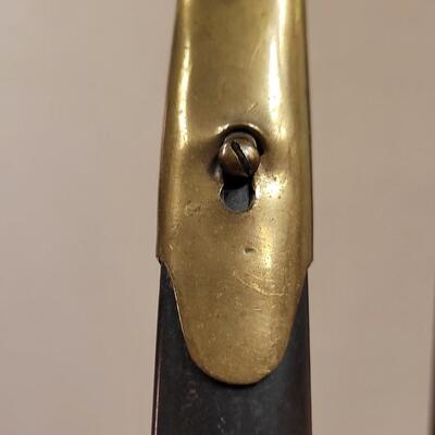 Lot 29: Antique CIVIL WAR Emerson & Silver Trenton NJ Saber w/ Scabbard TRIPLE SIGNED by Dexter F. Mosman