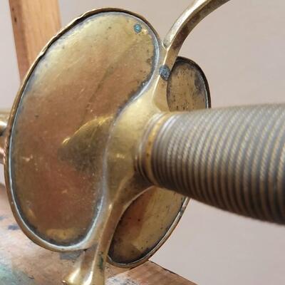 Lot 29: Antique CIVIL WAR Emerson & Silver Trenton NJ Saber w/ Scabbard TRIPLE SIGNED by Dexter F. Mosman