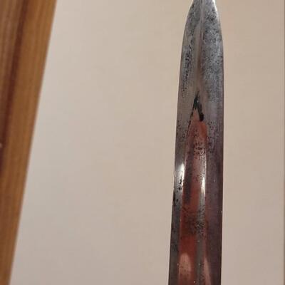 Lot 29: Antique CIVIL WAR Emerson & Silver Trenton NJ Saber w/ Scabbard TRIPLE SIGNED by Dexter F. Mosman