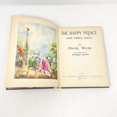 1940 â€œTHE HAPPY PRINCE AND OTHER TALESâ€ BY OSCAR WILDE HARDBACK BOOK