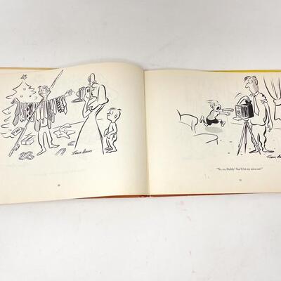 1952 â€œSHOULD I WET MY LIPS?â€ BY FRANK ADAMS LARGE HARDBACK CARTOON BOOK
