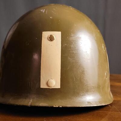 Lot 32: Vintage U.S. Military Combat Hat w/ Original Dual Decals & Lt. Designation Inside