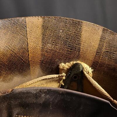 Lot 32: Vintage U.S. Military Combat Hat w/ Original Dual Decals & Lt. Designation Inside