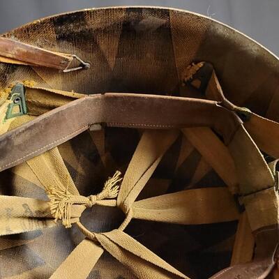 Lot 32: Vintage U.S. Military Combat Hat w/ Original Dual Decals & Lt. Designation Inside