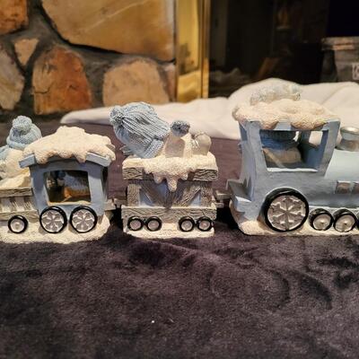 Vintage Encore Snow Buddies Train Set