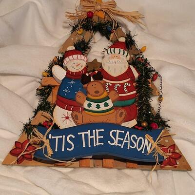 Christmas Decoration | Snowman, Santa, Reindeer | Tis The Season