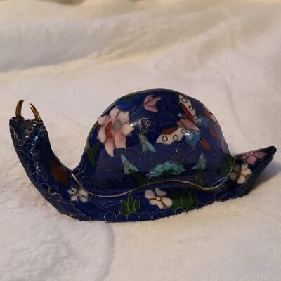1930s Chinese Cloisonne Enamel SNAIL