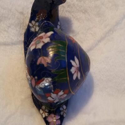 1930s Chinese Cloisonne Enamel SNAIL