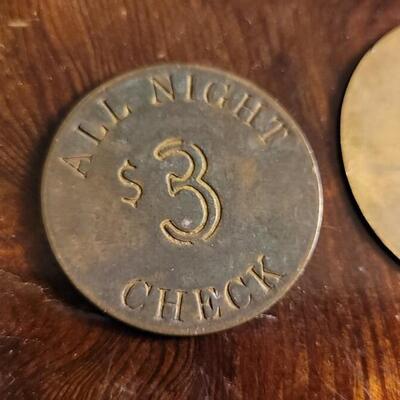 Lot 33: Set of (3) Antique DENVER COLORADO Madame Tokens