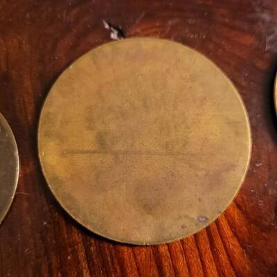 Lot 33: Set of (3) Antique DENVER COLORADO Madame Tokens