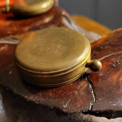 Lot 36: WW2 SCHWAB & WUISCHPARD Compass & Antique Made in France Compassand (1) Stopwatch