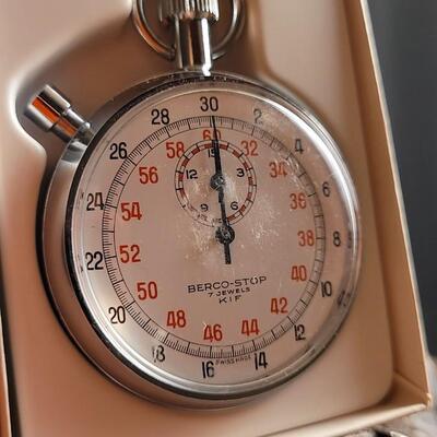 Lot 36: WW2 SCHWAB & WUISCHPARD Compass & Antique Made in France Compassand (1) Stopwatch