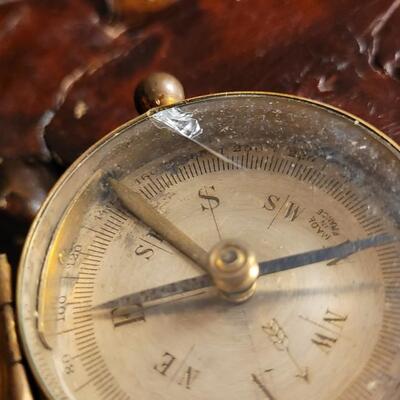 Lot 36: WW2 SCHWAB & WUISCHPARD Compass & Antique Made in France Compassand (1) Stopwatch