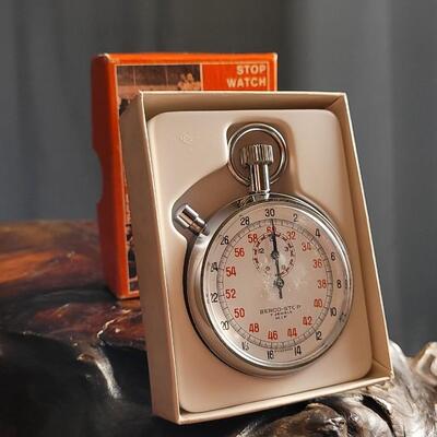 Lot 36: WW2 SCHWAB & WUISCHPARD Compass & Antique Made in France Compassand (1) Stopwatch