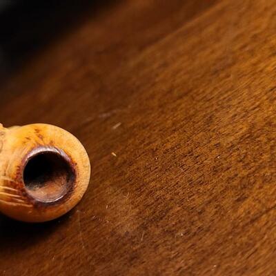 Lot 37: Antique LUDWIG, HARTMAN EIDAM Meerschaum Smoking Carved Woman Pipe w/ Original Case
